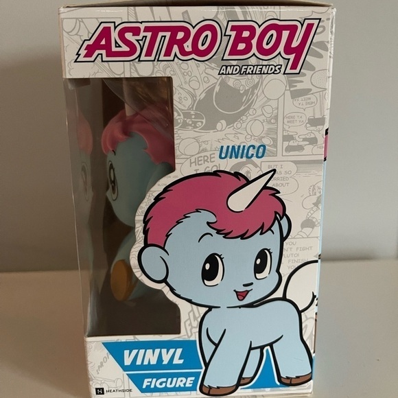 Unico BIG HEADS PX 4 Inch Vinyl Figure Astro Boy Sanrio Tezuka Astroboy New - Picture 3 of 4